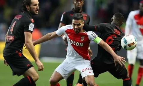 Vòng 23 Ligue 1: Falcao giúp Monaco huỷ diệt Nice; PSG vươn lên thứ 2