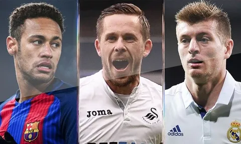 Vua kiến tạo châu Âu: Sao NHA vượt mặt Neymar & Kroos