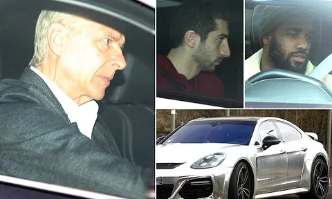 Wenger và học trò đờ đẫn chuẩn bị cho trận gặp AC Milan
