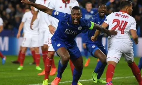 Wes Morgan làm nên lịch sử Champions League