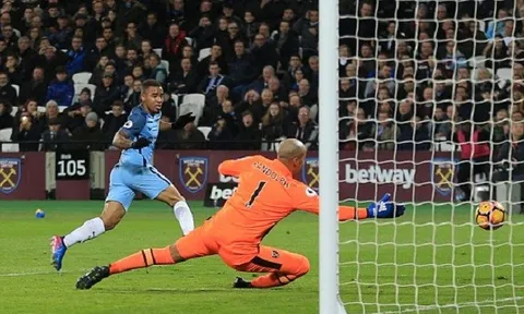 West Ham 0-4 Man City (Vòng 23 Premier League)