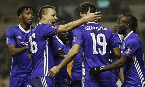 Wolves 0-2 Chelsea (Vòng 5 FA Cup)