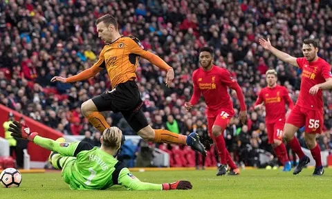 Wolves gây sốc, quật ngã Liverpool tại Anfield