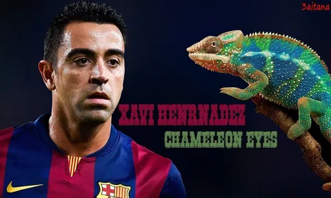 Xavi Hernández - Đôi mắt tắc kè hoa