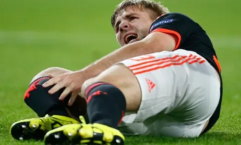 Xem lại chấn thương kinh hoàng của Luke Shaw trước PSV