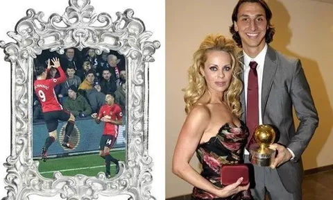 Ibrahimovic tặng quà Giáng sinh đặc biệt cho vợ