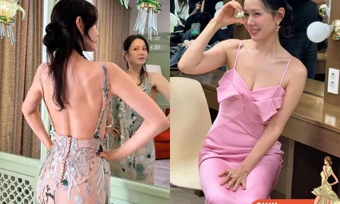 Mỹ nhân mang thai sau khi "phim giả tình thật" với bạn diễn, U45 sinh xong khoe rãnh lưng đẹp mê