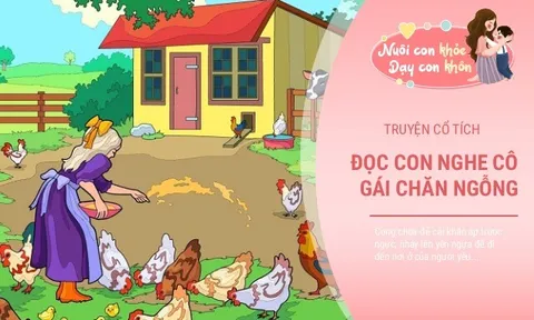 Truyện cổ tích: Cô bé chăn ngỗng