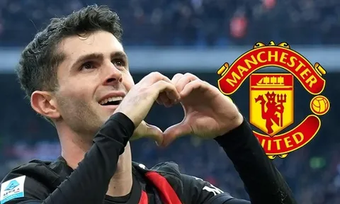 Man Utd nhắm chiêu mộ Christian Pulisic để thay Joshua Zirkzee