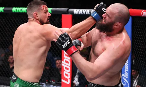 Brando Pericic hạ gục tàn bạo Shamil Gaziev sau màn đổi đòn rực lửa tại UFC Perth