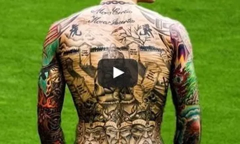 10 cầu thủ xăm mình chằng chịt trong làng bóng đá thế giới