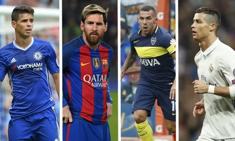 10 siêu sao hưởng lương cao nhất thế giới: Pogba "hít khói" Oscar, Tevez