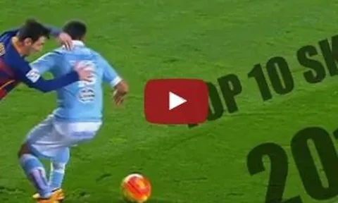 10 pha rê bóng đỉnh nhất năm 2016 của Lionel Messi