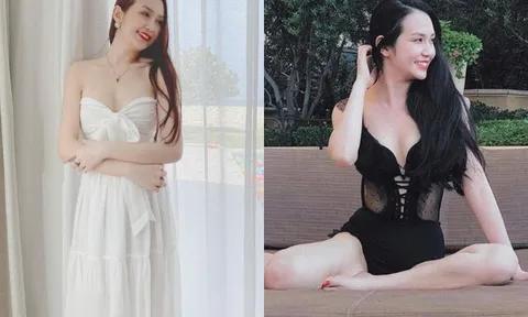 Hot girl Hà thành xưa đen nhẻm giờ trắng bóc, sinh 3 con vẫn nuột nà, chồng hơn 12 tuổi tặng biệt thự 50 tỷ