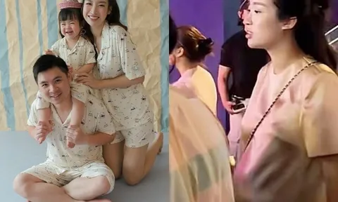 Sao Việt 24h: "Dâu hào môn" Đỗ Mỹ Linh lộ bụng nhô cao sau tin mang bầu lần 2, mặt mộc xuất hiện cùng chồng Chủ tịch