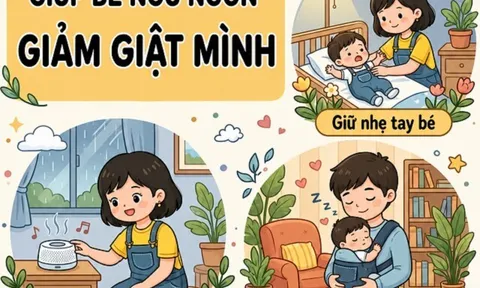 Mẹ vừa rời tay là con tỉnh? 5 mẹo nhỏ giúp bé ngủ sâu không giật mình