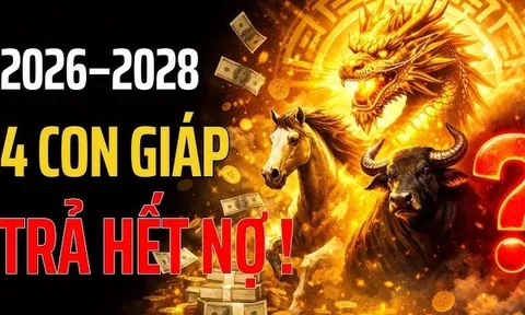 2 năm tới Tiền lên đến Đỉnh, 4 con giáp hưởng lộc Trời thả cho