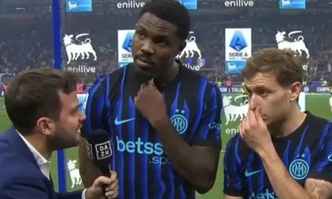 Inter vô địch Serie A, Thuram dành Scudetto tặng Nicolo Barella