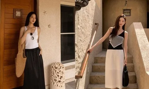 4 công thức diện chân váy suông giúp outfit mùa hè gọn gàng mà vẫn cuốn hút