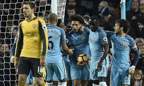 5 điểm nhấn Man City 2-1 Arsenal: Sane "thổi bay" cái mác 40 triệu bảng