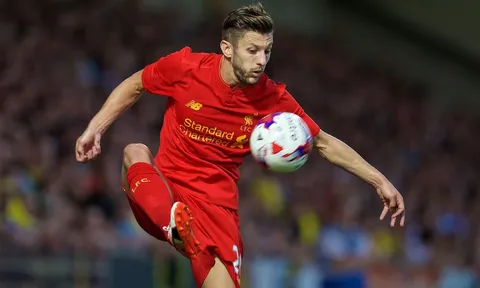 Adam Lallana chơi ngày càng hay tại Liverpool
