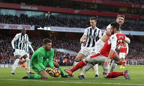 Arsenal 1-0 West Brom (Vòng 18 Premier League)