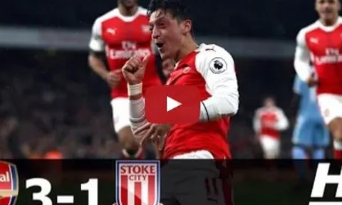 Arsenal 3-1 Stoke City (vòng 14 Ngoại hạng Anh)