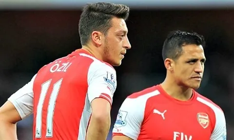 Arsenal sẽ tốn tới 150 triệu bảng để 'trói' Oezil và Sanchez