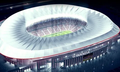 Atletico trình làng sân đấu và logo mới