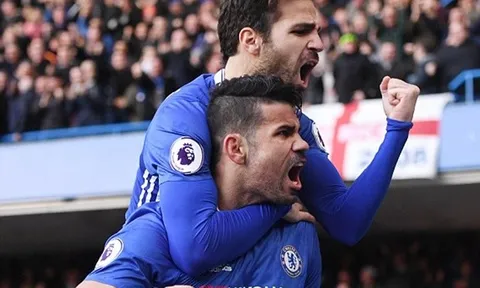 Bàn thắng đưa Chelsea độc chiếm ngôi đầu của Diego Costa