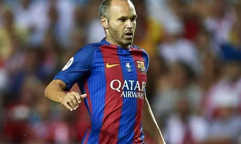Barca lộ tham vọng lớn lao với Andres Iniesta
