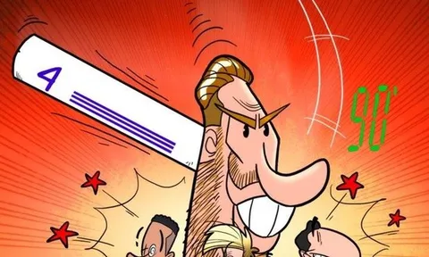 Biếm họa: 'Đầu to' Ramos và 'Phù thủy' Micky