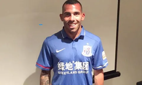 Carlos Tevez CHÍNH THỨC nhận lương kỷ lục từ Shanghai Shenhua