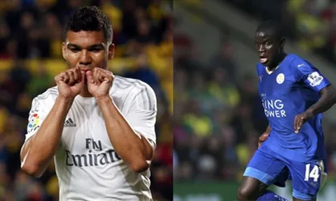 Casemiro vs N'Golo Kante: Ai hơn ai?