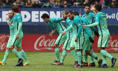Chấm điểm Barca - Osasuna: Messi rực sáng