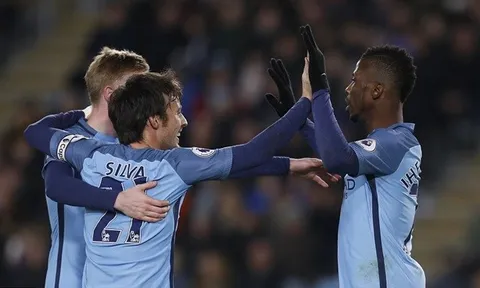 Chùm ảnh: Man City và chiến thắng 3 sao trước "Những chú hổ"