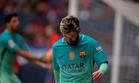 Chùm ảnh: Muôn màu cảm xúc của Messi trong trận thắng Osasuna