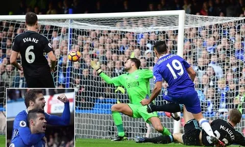 Costa giúp Chelsea đòi lại ngôi đầu, Abramovich cười hết cỡ trên khán đài
