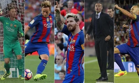 Điểm mặt 5 bản gia hạn 'khủng' của Barca trong năm 2017