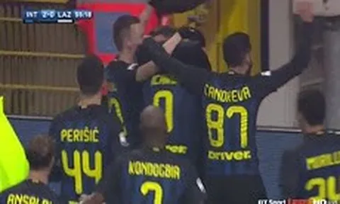 Diễn biến thắng lợi Inter 3-0 Lazio