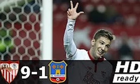 Diễn biến thắng lợi Sevilla 9-1 Formentera