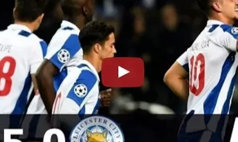 FC Porto 5 - 0 Leicester City (vòng bảng Champions League)