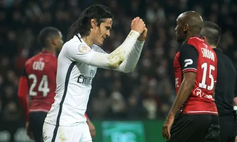 Guingamp vs PSG (vòng 18 Ligue 1)