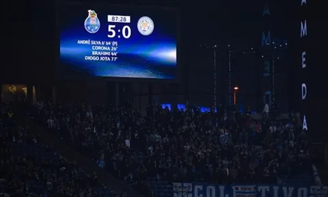 Hết động lực, Leicester chấp nhận 'thảm bại' trước Porto