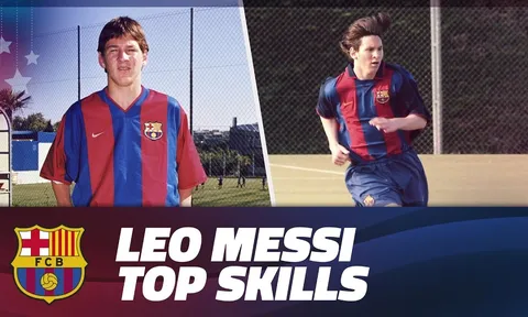 Hình ảnh lần đầu công bố của Lionel Messi ở lò La Masia