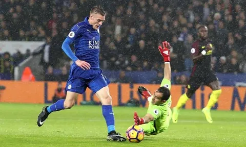 Hủy diệt Man City, Vardy đi vào lịch sử Leicester City