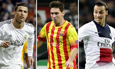 Ibrahimovic, Bale và top 10 ngôi sao "nhẵn mặt" với các danh hiệu trong nước