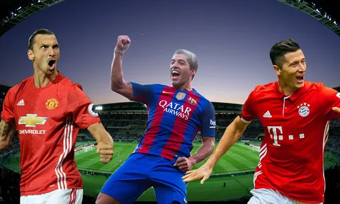 Ibrahimovic vs Suarez vs Lewandowski: Ai mới là chân sút số một?