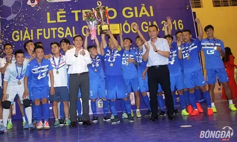 Cúp QG Futsal 2016: Thái Sơn Nam lên ngôi vô địch