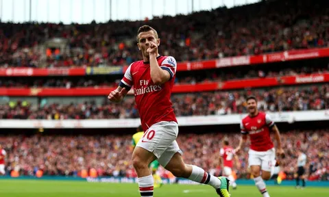 Jack Wilshere thời còn tung hoành Arsenal